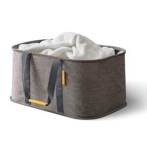 NWT Joseph Joseph Gray Collapsable Laundry Basket with Handles